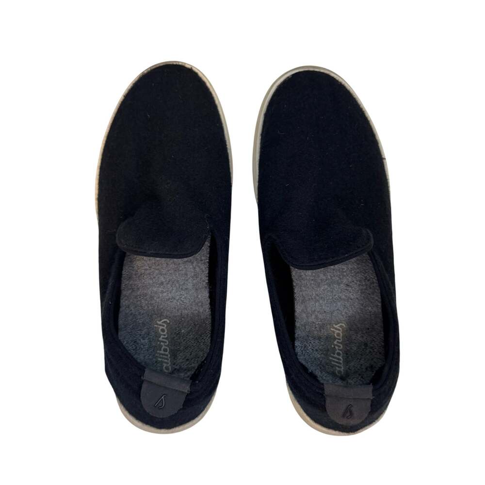 AllBirds Merino Wool Loungers Women's 7 Black Slip On Flats